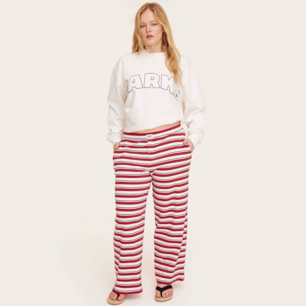 Parke x target collab size small Red & White Striped boxer Pants